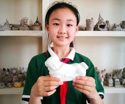盛世長安小學(xué)陶藝社團5月18日“國際博物館日”宣傳活動